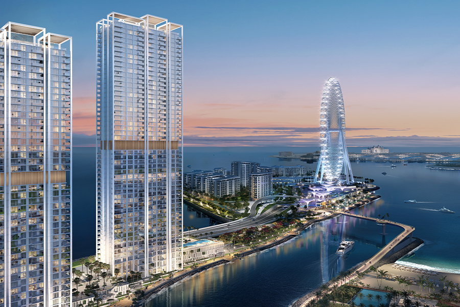 Apartment residences on Bluewaters Island, Dubai