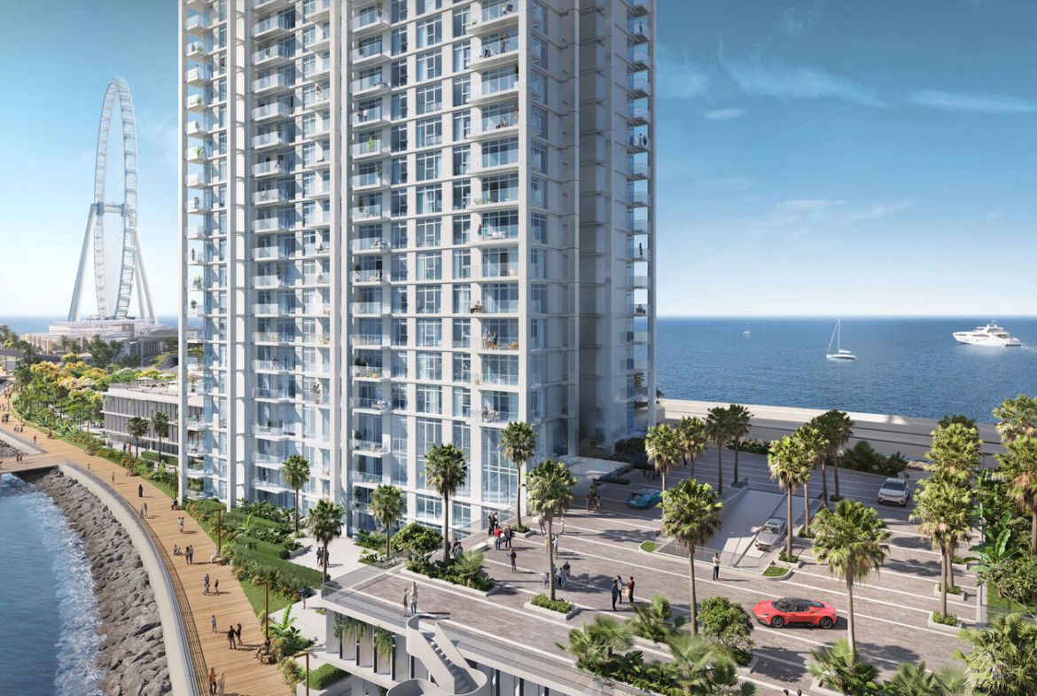 Bluewaters Island apartments with Ain Dubai views