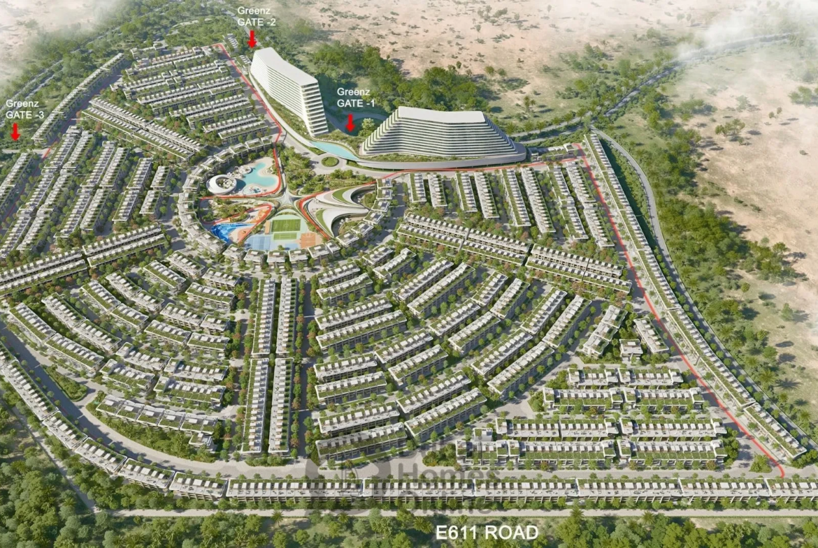 Green-themed amenities at Greenz by Danube