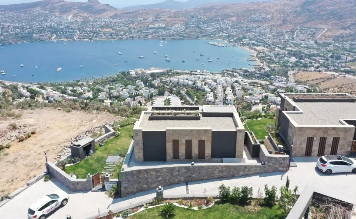 Sky Garden Bodrum Villas-Amazing Gundogan Bay View